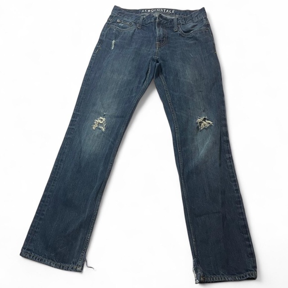 Aeropostale Other - Aeropostale Bowery Slim Straight Distressed Jeans, Men’s Size 31/32